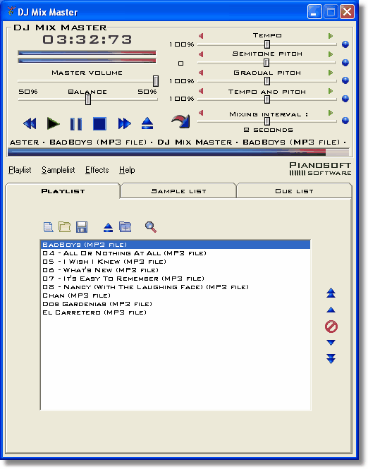 DJ Mix Master Screenshot